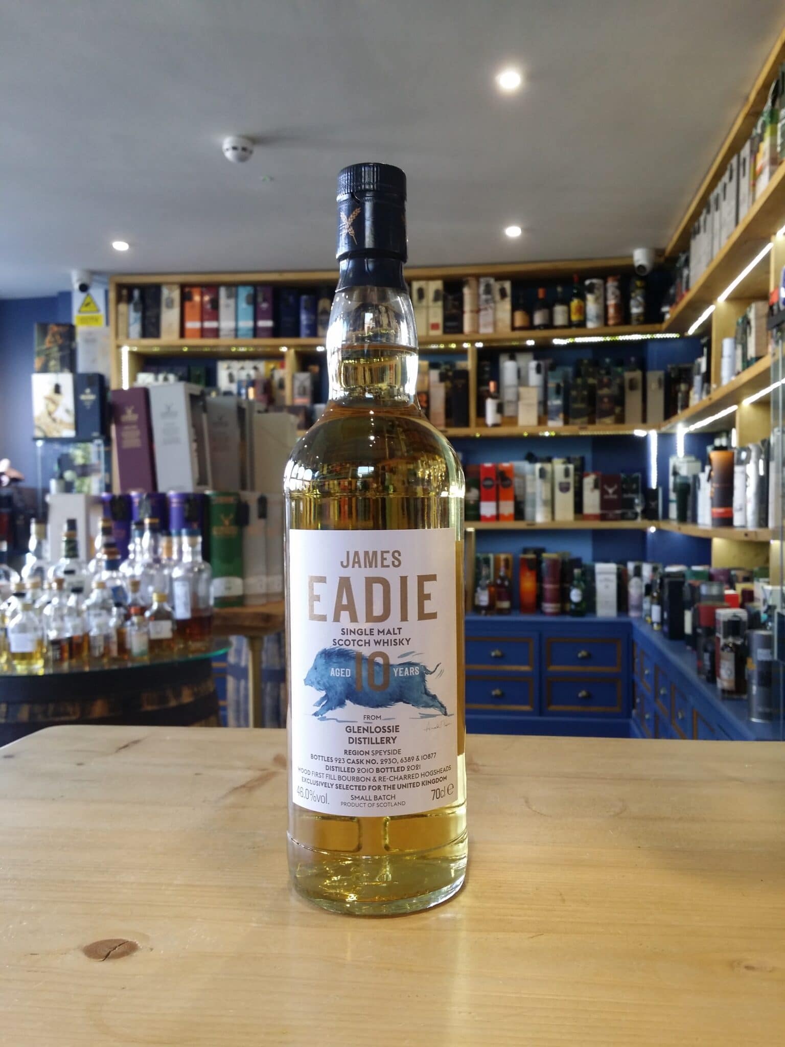 James Eadie Glenlossie Aged 10 Years 70cl 46% - Just Wines 