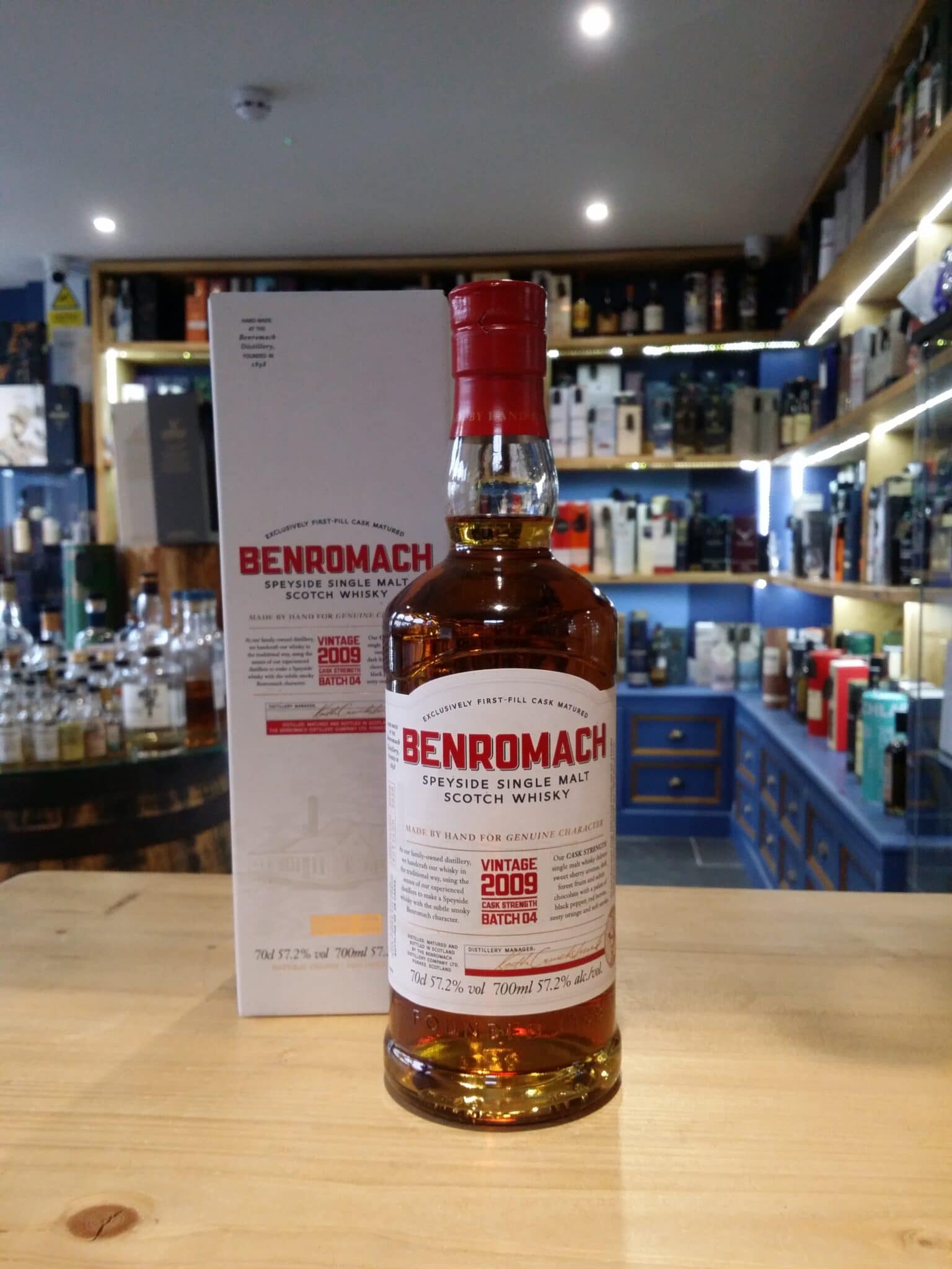 Benromach Vintage 2009 Cask Strength Batch 4 70cl 57.2% - Just Wines 