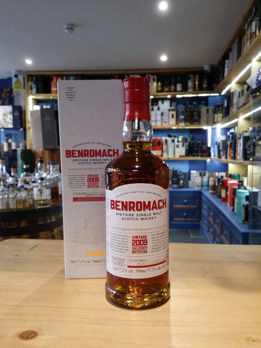 Benromach Vintage 2009 Cask Strength Batch 4 70cl 57.2% - Just Wines 