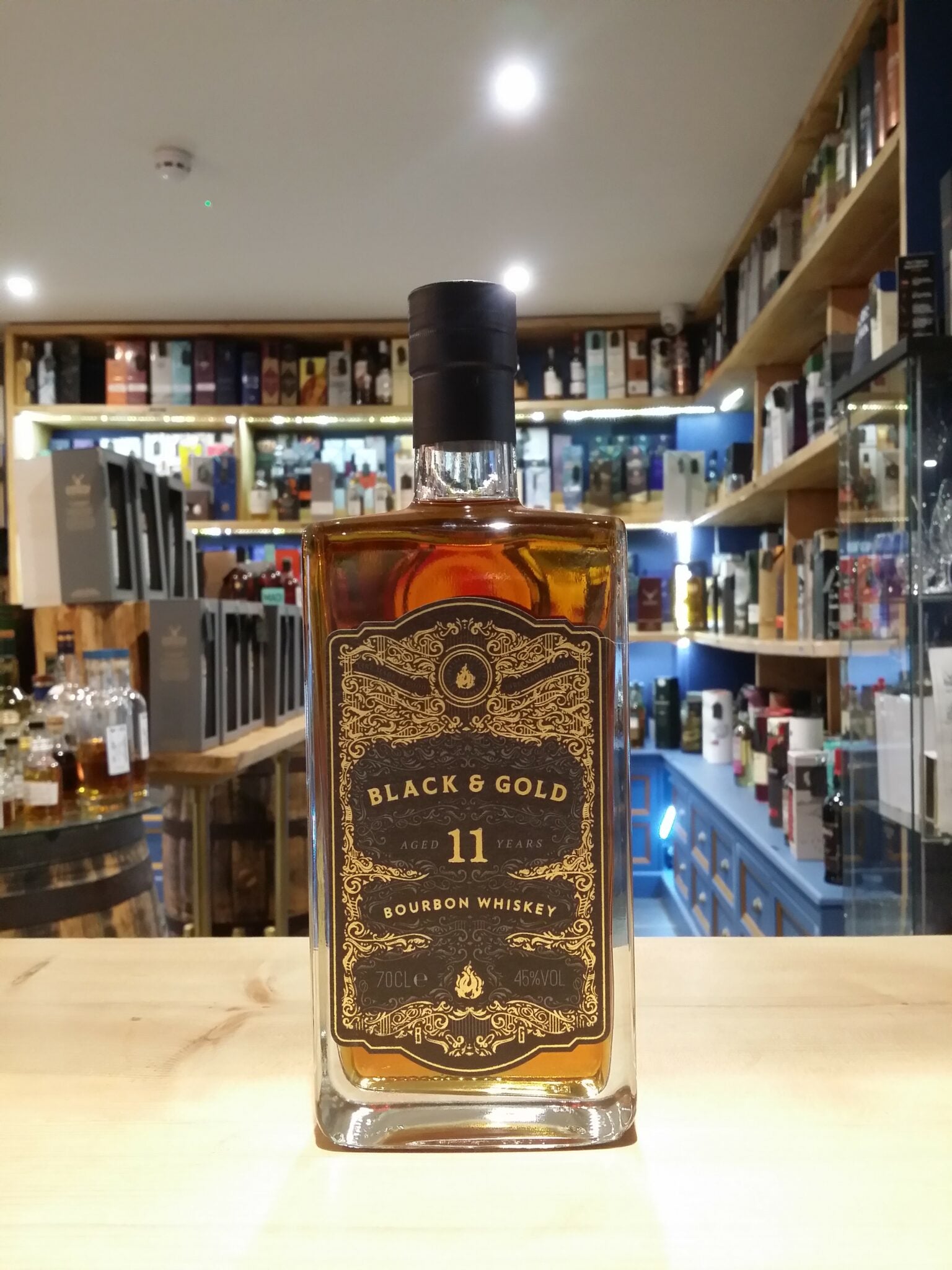 Black & Gold Aged 11 Year Bourbon Whiskey 70cl 45% - Just Wines 