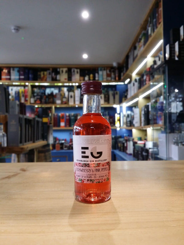 Edinburgh Strawberry & Pink Pepper Gin 20% 12x5cl - Just Wines 