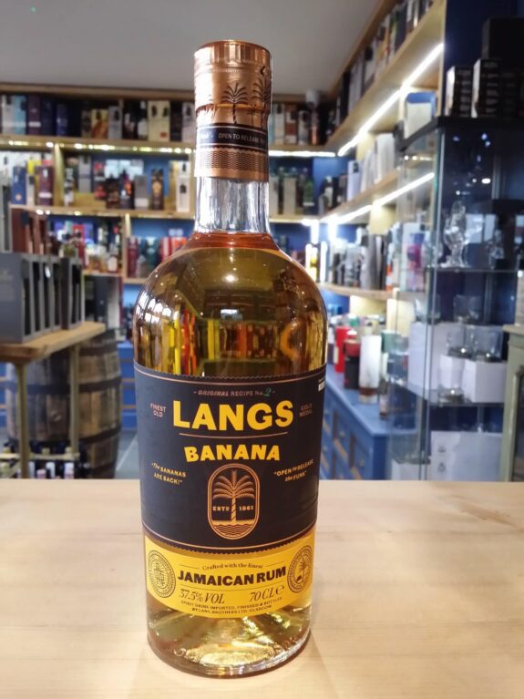 Langs Banana Jamacian Rum 70cl 37.5% - Just Wines 