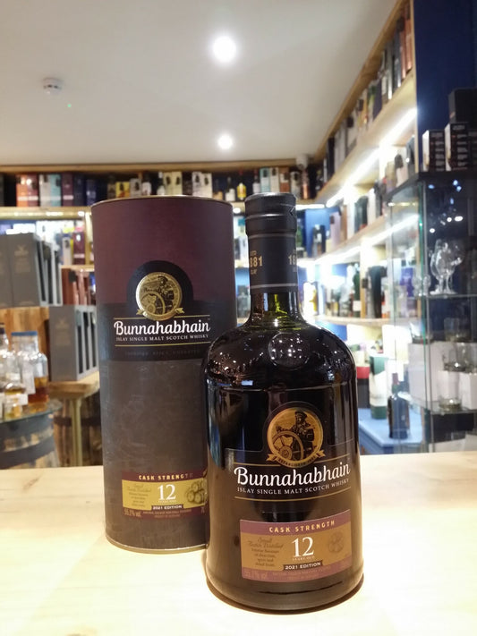 Bunnahabhain Cask Strength 12 year old 55.1% 70cl - Just Wines