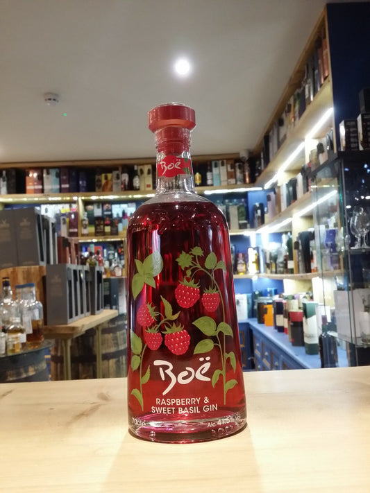 Boe Raspberry & Sweet Basil Gin 70cl 41.5% - Just Wines