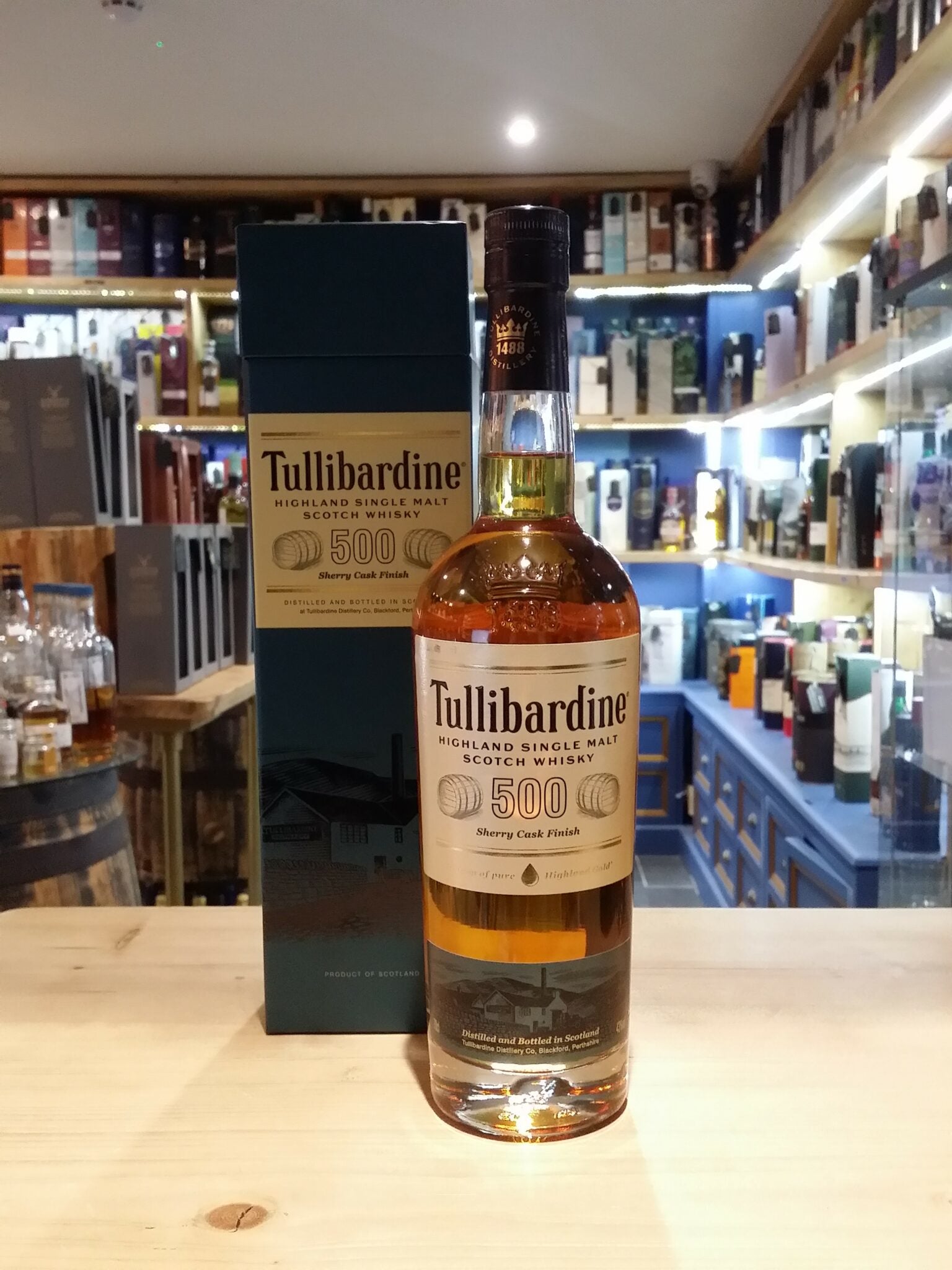 Tullibardine 500 Sherry Cask Finish 70cl 43% - Just Wines 