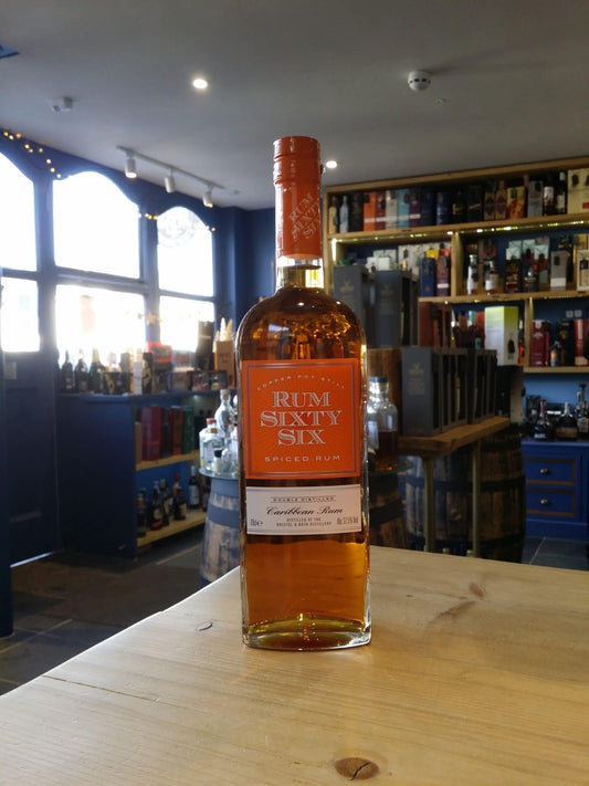 Rum Sixty Six Spiced Rum 70cl 37.5% - Just Wines 