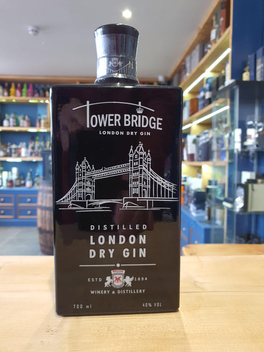 Tower Bridge London Dry Gin (Black Bottle) 40% 70cl - Just Wines