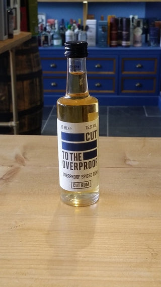 Cut to the Overproof Spiced Rum 75.5% 12x5cl - Just Wines 