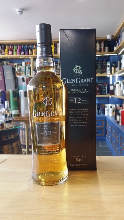 Glen Grant 12 Year Old 70cl 43% - Just Wines 