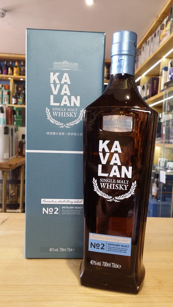 Kavalan Distillery Select No.2 40% 6x70cl - Just Wines 