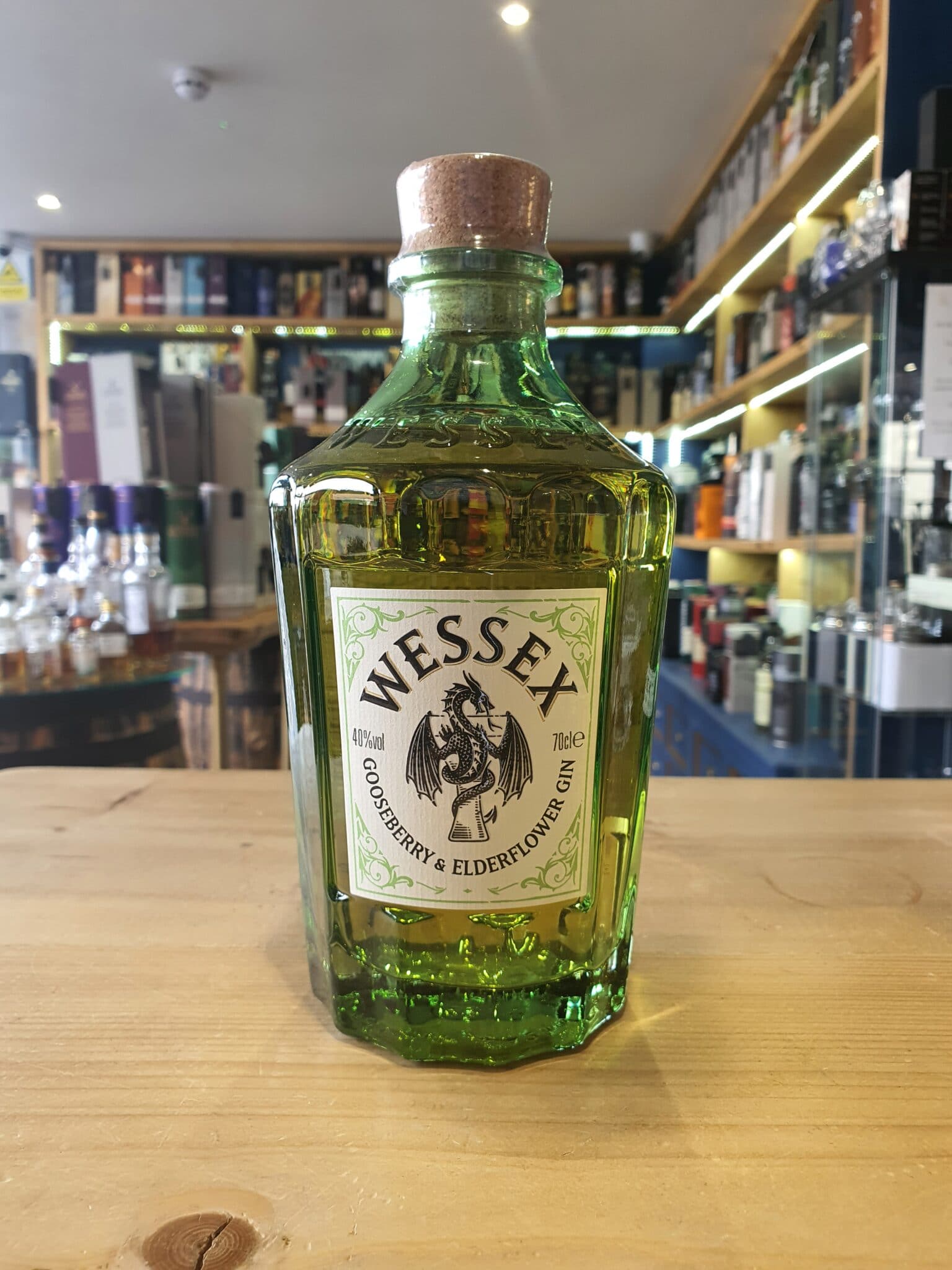 Wessex Distillery Gooseberry & Elderflower Gin 70cl 40% - Just Wines 