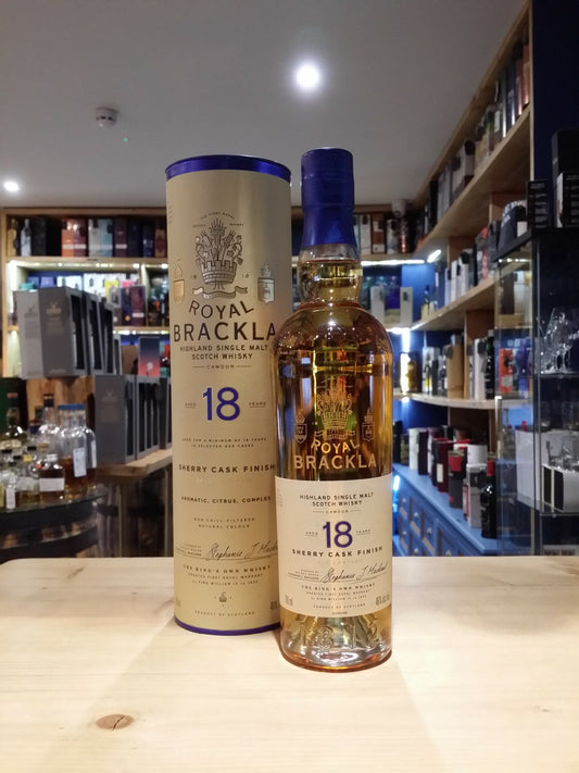 Royal Brackla 18 year old 70cl 46% - Just Wines 