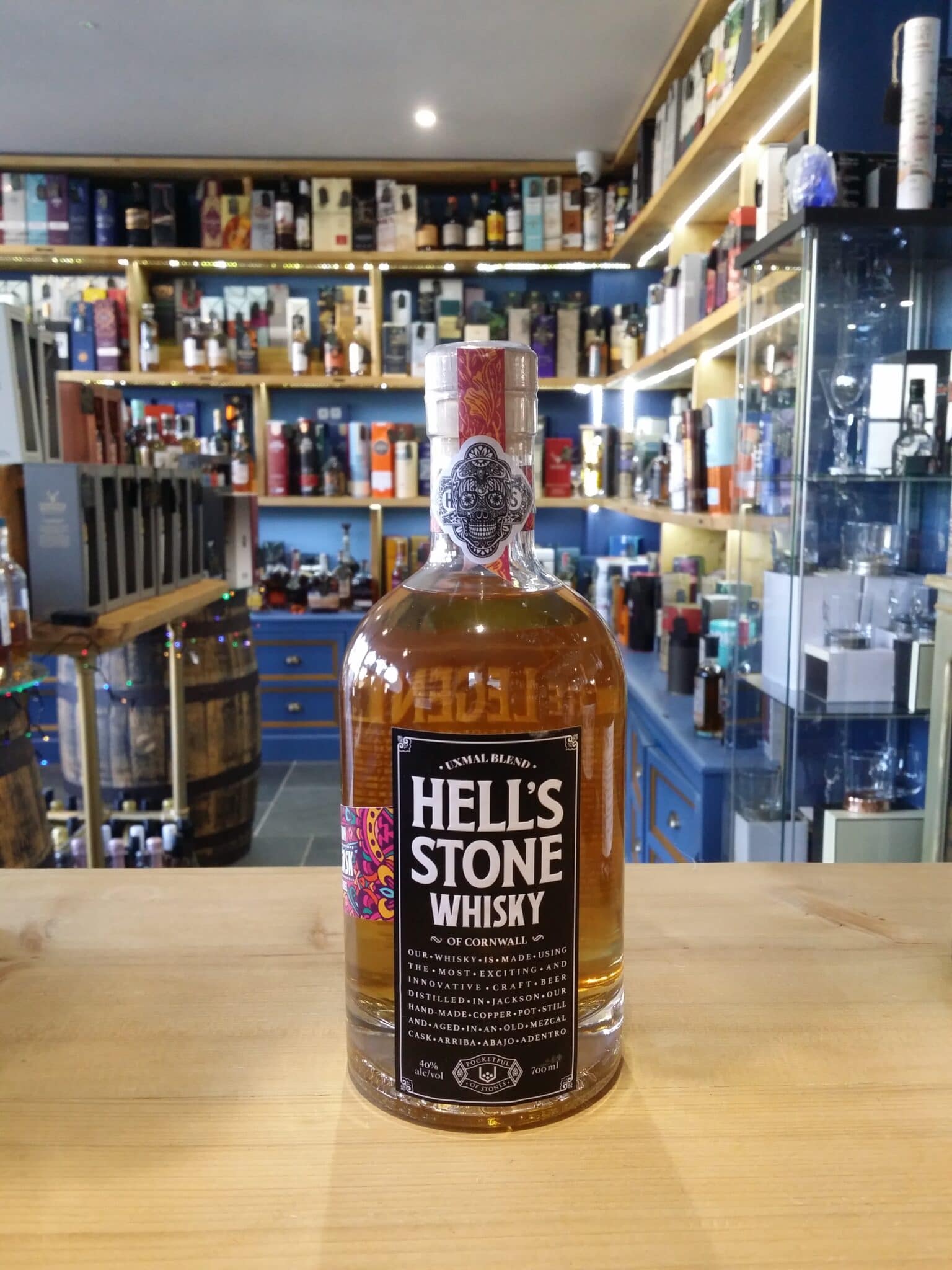 Hell's Stone Limited Edition Mezcal Cask Whisky 40% 70cl - Just Wines 