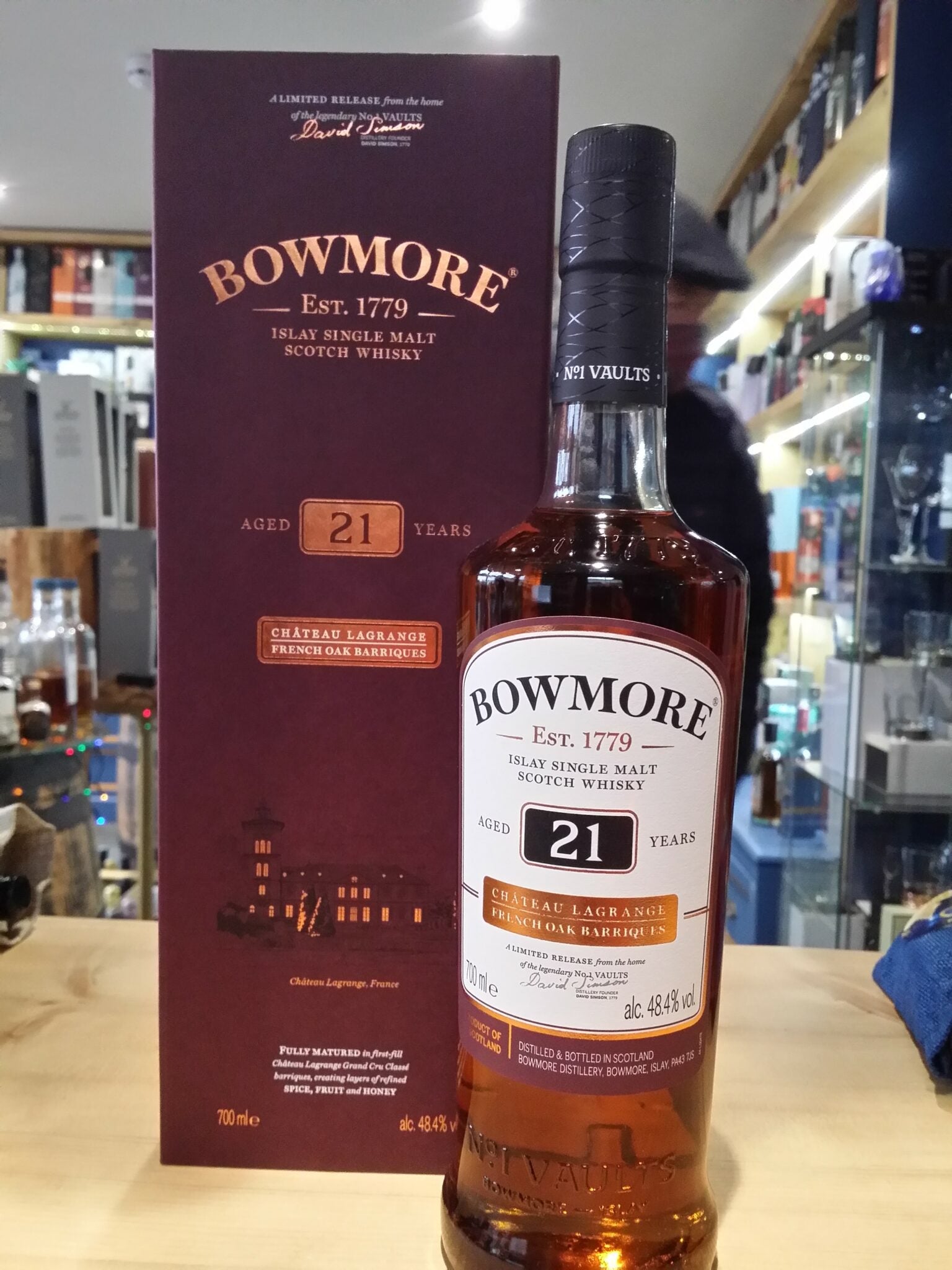 Bowmore 21 years old Chateau Lagrange 48.4% 70cl - Just Wines 