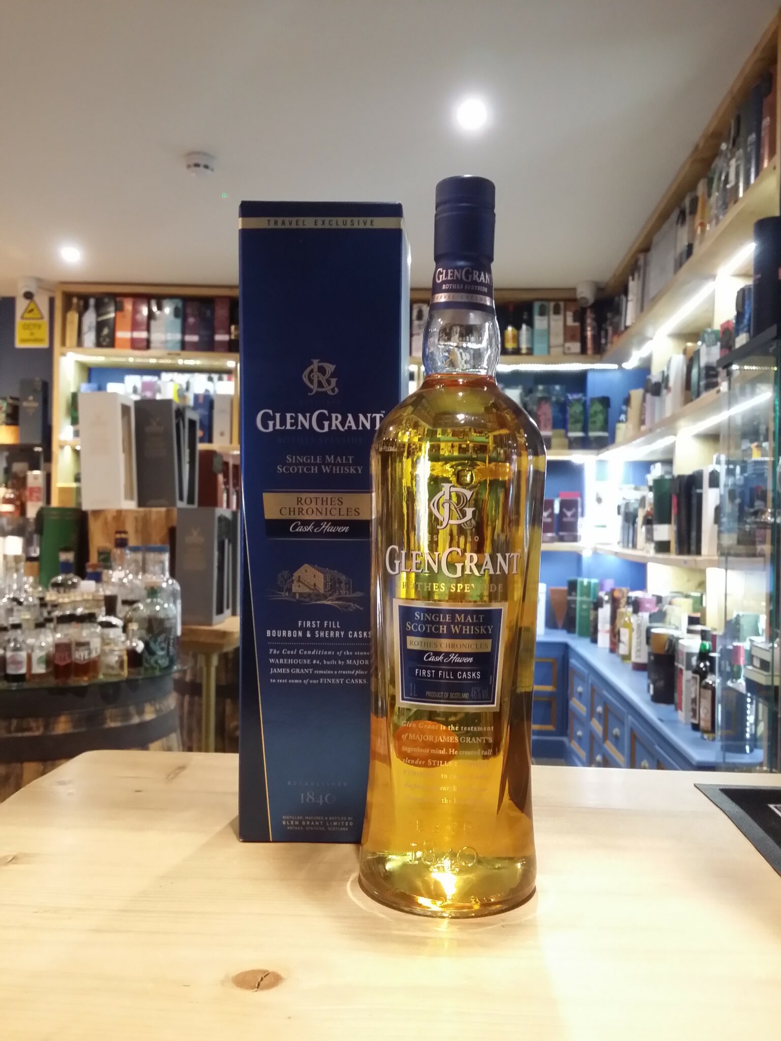 Glen Grant Rothes Chronicles Cask Haven 100cl 46% - Just Wines 