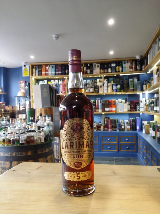 Ron Larimar Oloroso Sherry Finish Aged 5 Years 70cl 40% - Just Wines 