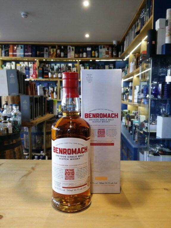 Benromach Vintage 2010 Cask Strength Batch 1 70cl 58.5% - Just Wines 