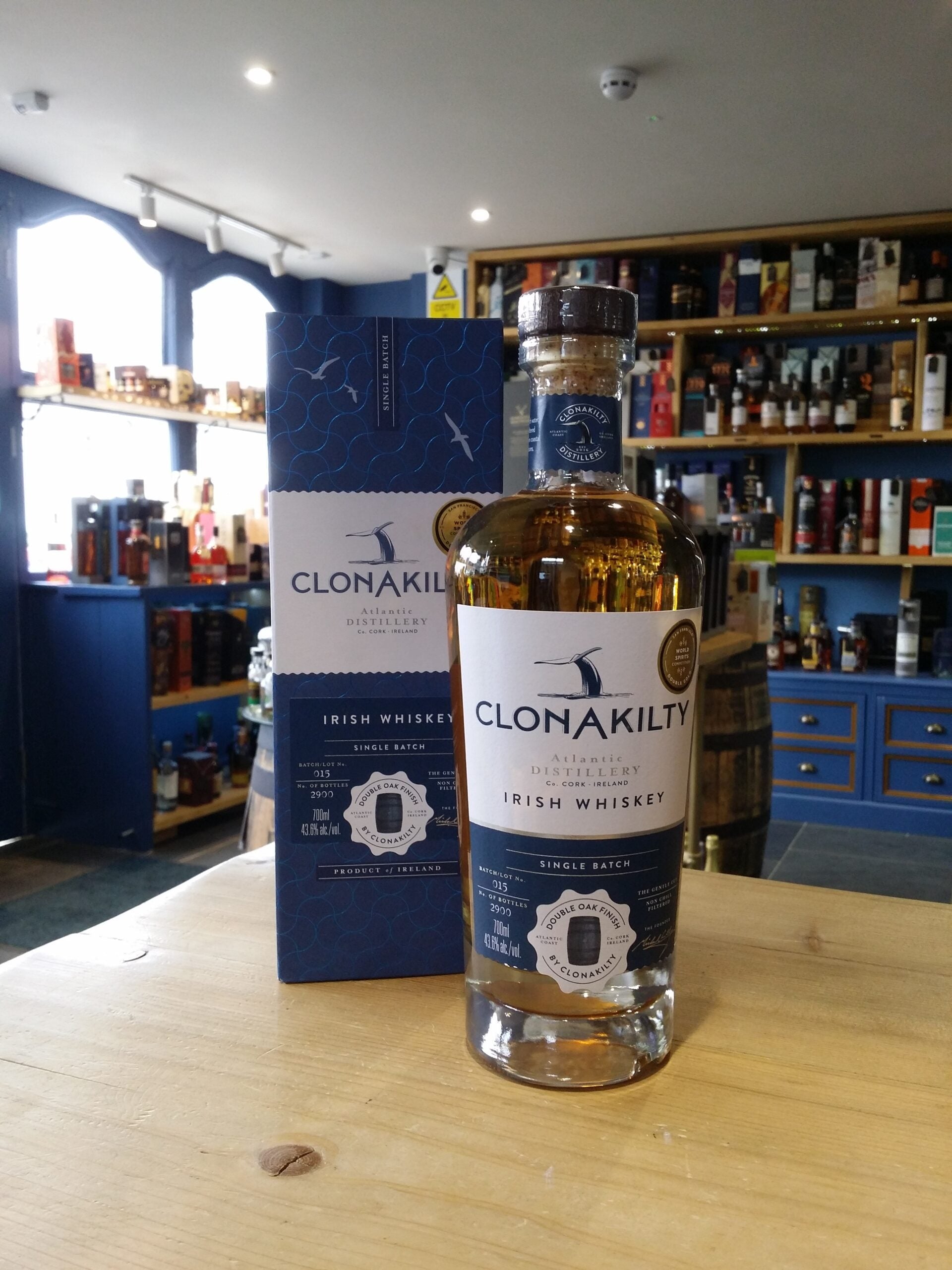 Clonakilty Single Batch Double Oaked Irish Whiskey 70cl 43.6% - Just Wines 