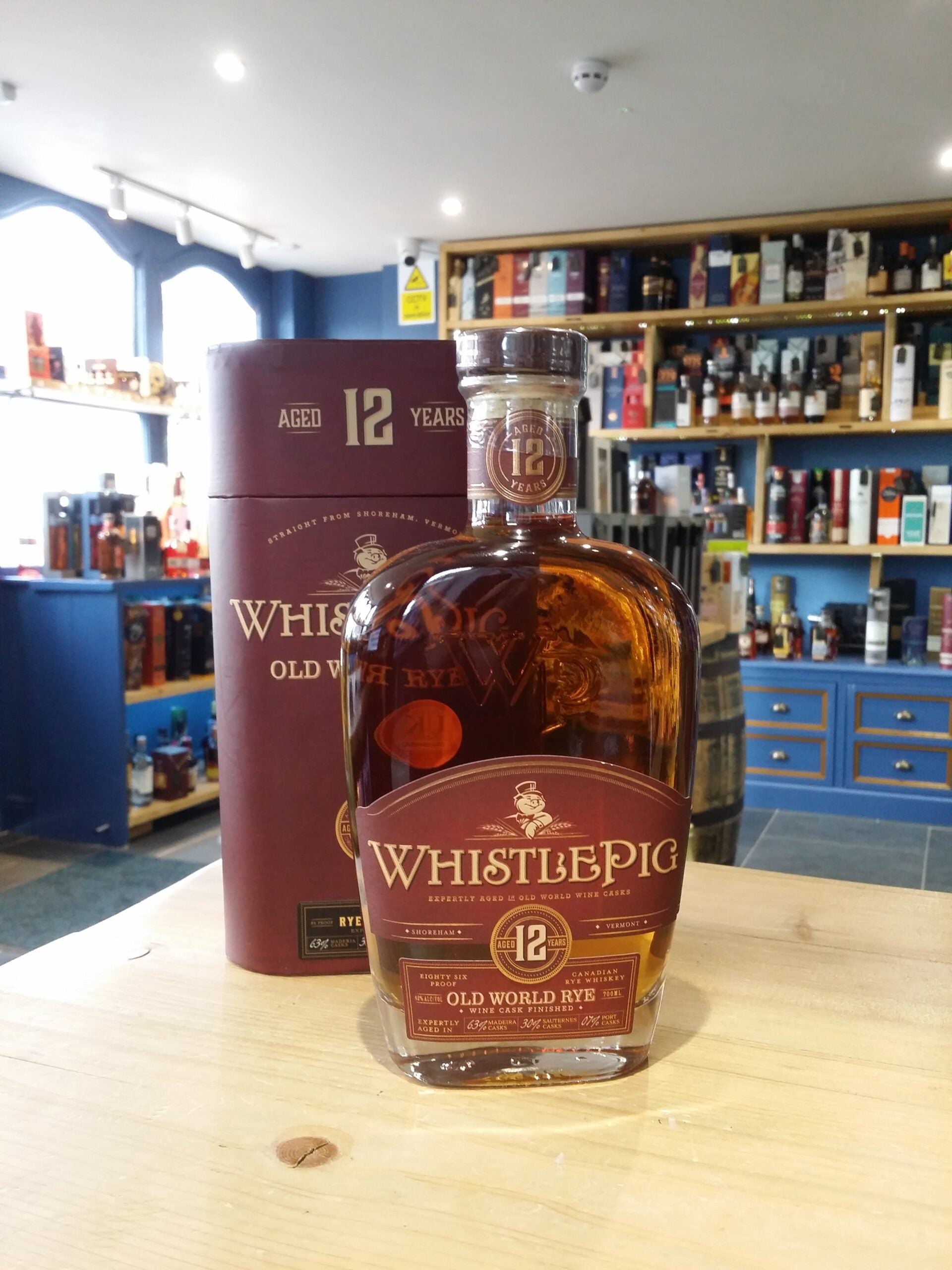 WhistlePig Old World Rye Aged 12 Years 70cl 43% - Just Wines 