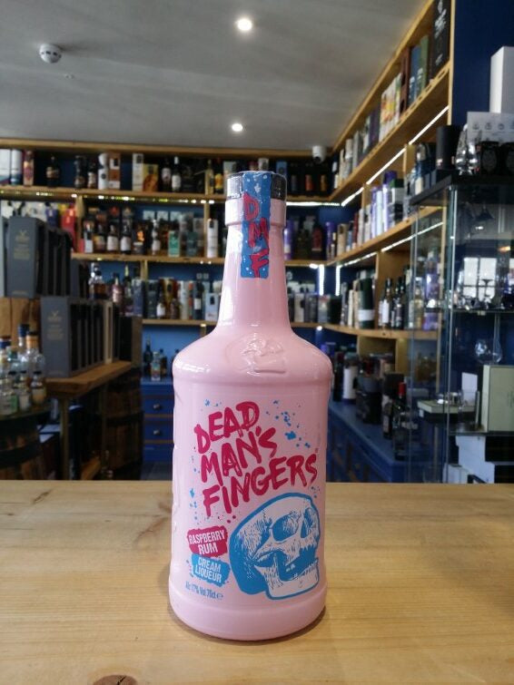 Dead Man's Fingers Raspberry Rum Cream Liqueur 70cl 17% - Just Wines 