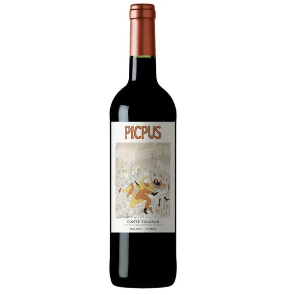 Les Vignobles St Didier Parnac, Picpus, Comte Tolosan, Malbec Syrah 2022 6x75cl - Just Wines 