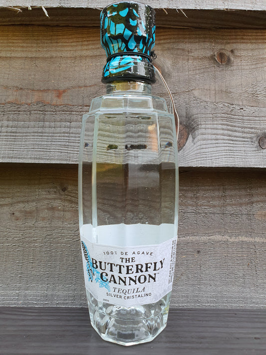 Butterfly Cannon Cristalino Silver Tequila 50cl 40% - Just Wines