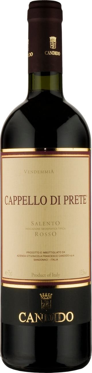 Francesco Candido Cappello di Prete, Rosso del Salento 2019 6x75cl - Just Wines 