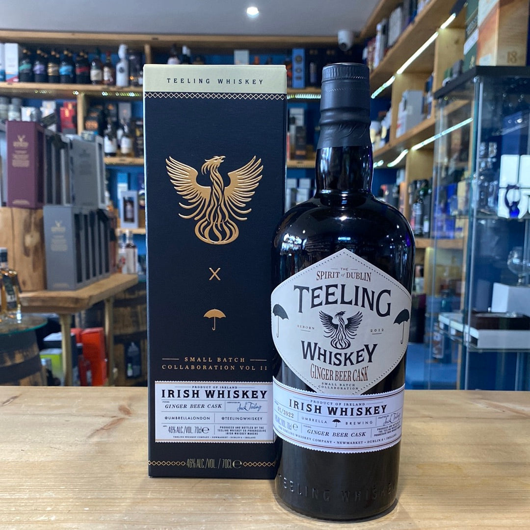 Teeling Irish Whiskey Ginger Beer Cask Finish 70cl 46% - Just Wines 