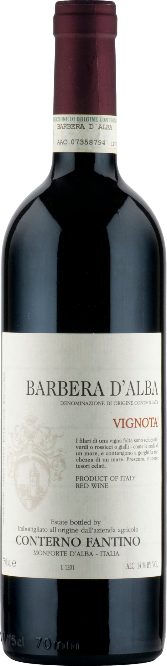 Conterno Fantino Barbera d'Alba Vignota DOC 2022 75cl - GREAT WINES DIRECT