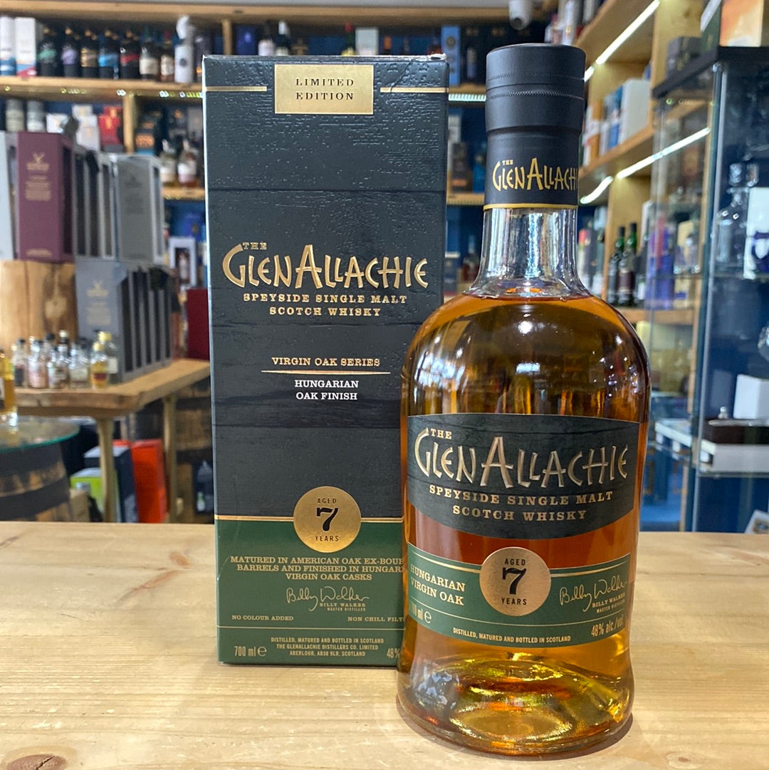 GlenAllachie 7 Year Old Hungarian Oak Finish 70cl 48% - Just Wines 