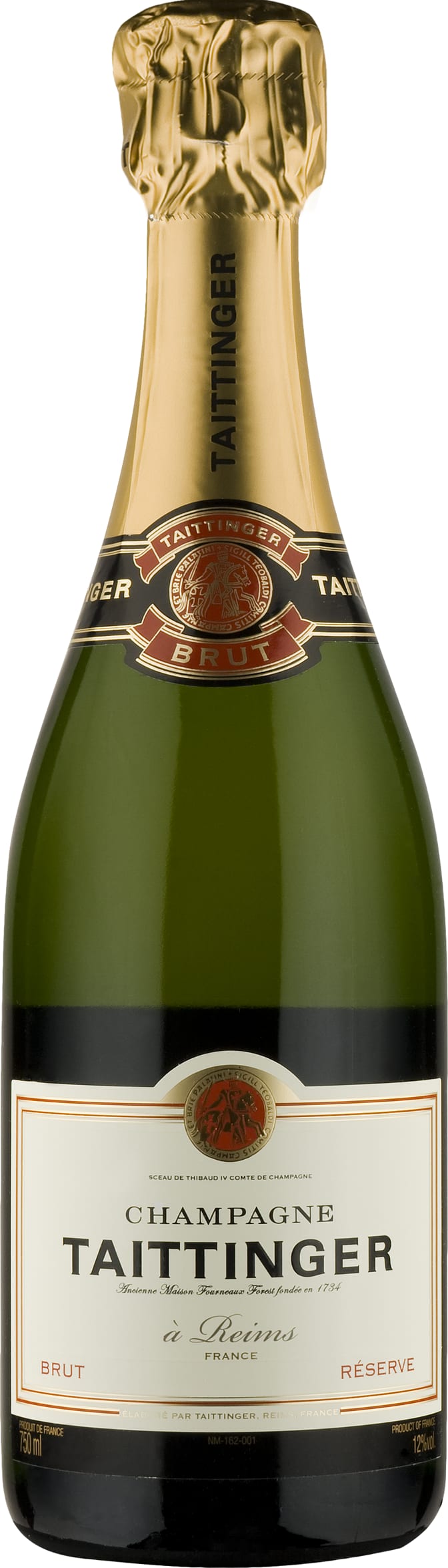 Taittinger Champagne Brut Reserve-Half-Bottle 37.5cl NV - Just Wines 