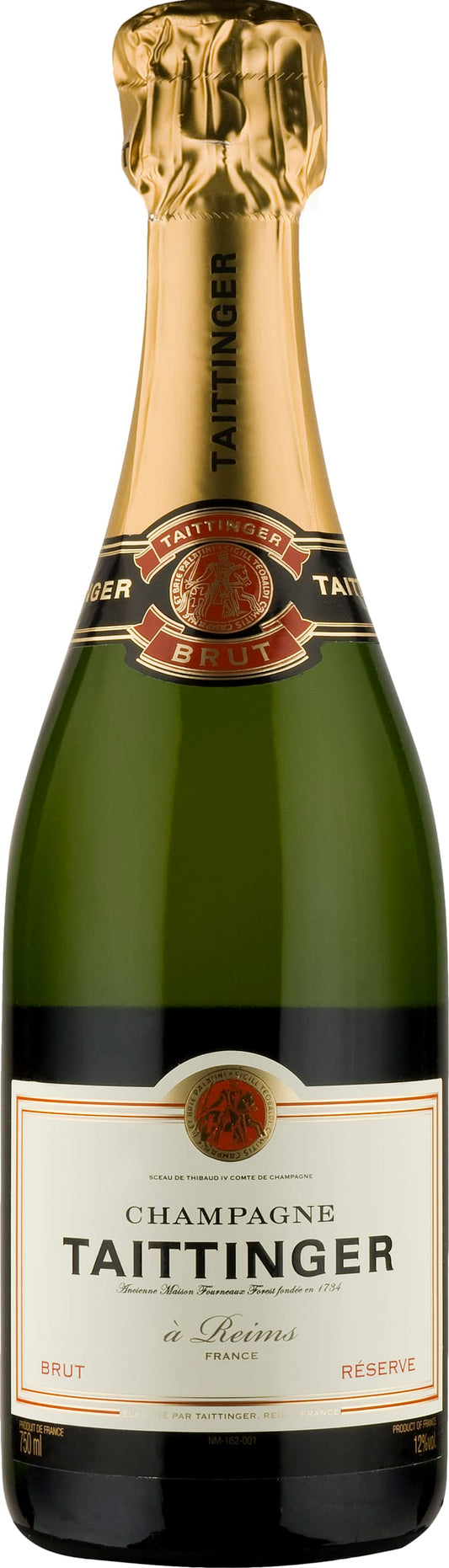 Taittinger Champagne Brut Reserve-Half-Bottle 37.5cl NV - Just Wines 