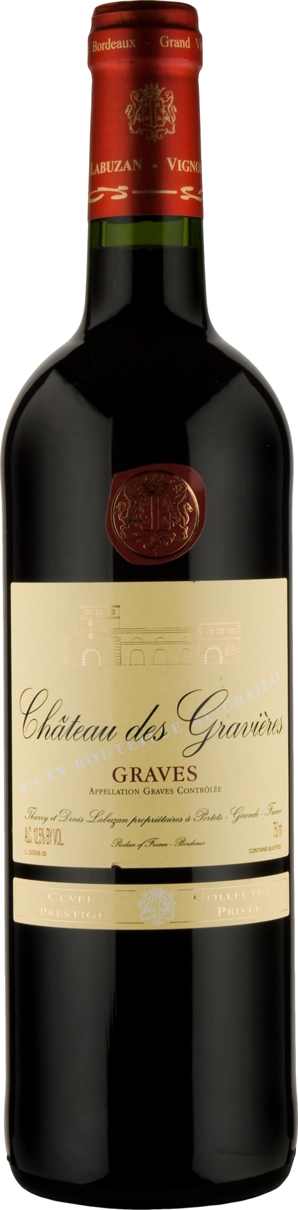 Chateau des Gravieres Graves Rouge 2020 75cl - Just Wines 