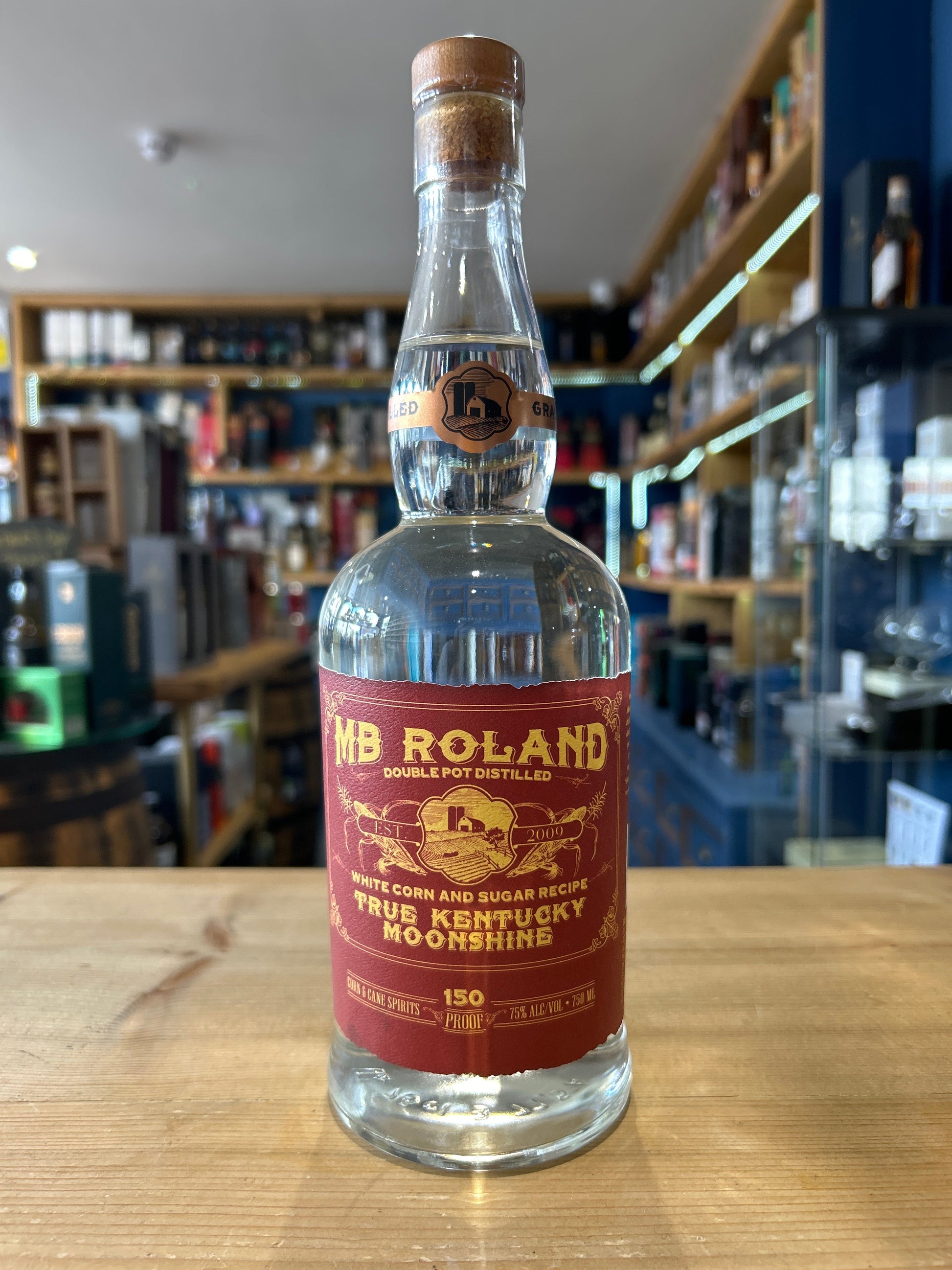 MB Roland True Kentucky Moonshine 150 Proof 75cl 75% - Just Wines 