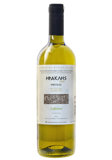 Hercules Savvatiano Dry White Wine Nemea Cooperative 6X75cl - Just Wines 