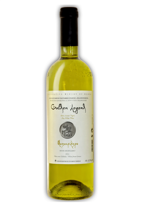 Golden Legend Moschofilero White Dry Wine Nemea Cooperative 6X75cl - Just Wines 