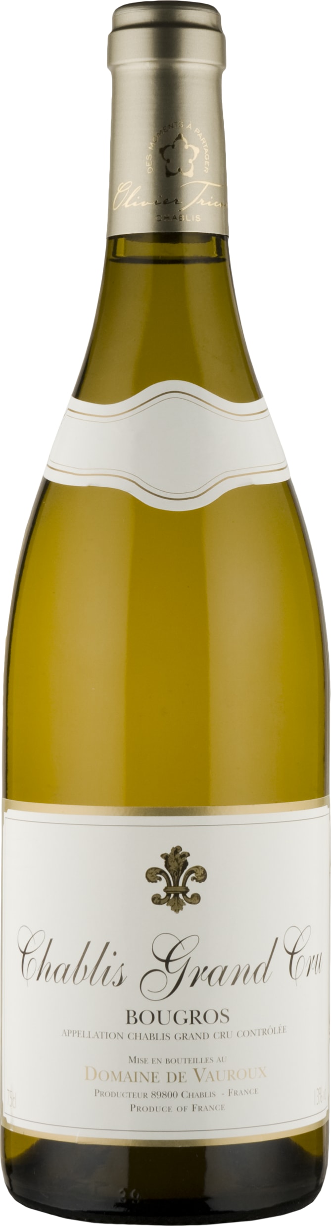 Domaine de Vauroux Chablis Grand Cru Bougros 2022 75cl - Buy Domaine de Vauroux Wines from GREAT WINES DIRECT wine shop