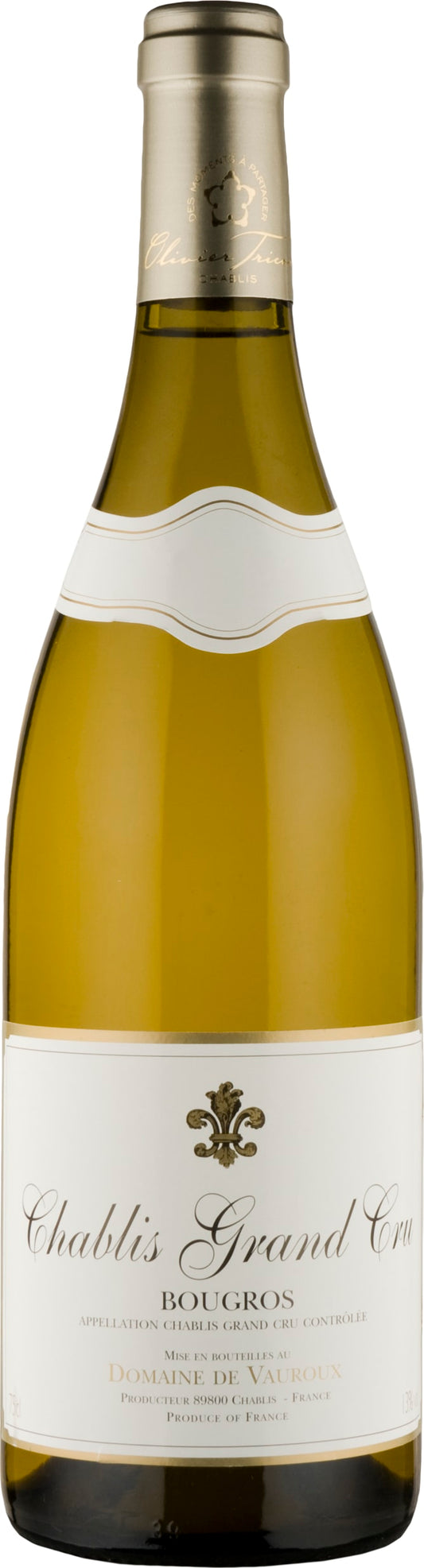 Domaine de Vauroux Chablis Grand Cru Bougros 2022 75cl - Buy Domaine de Vauroux Wines from GREAT WINES DIRECT wine shop