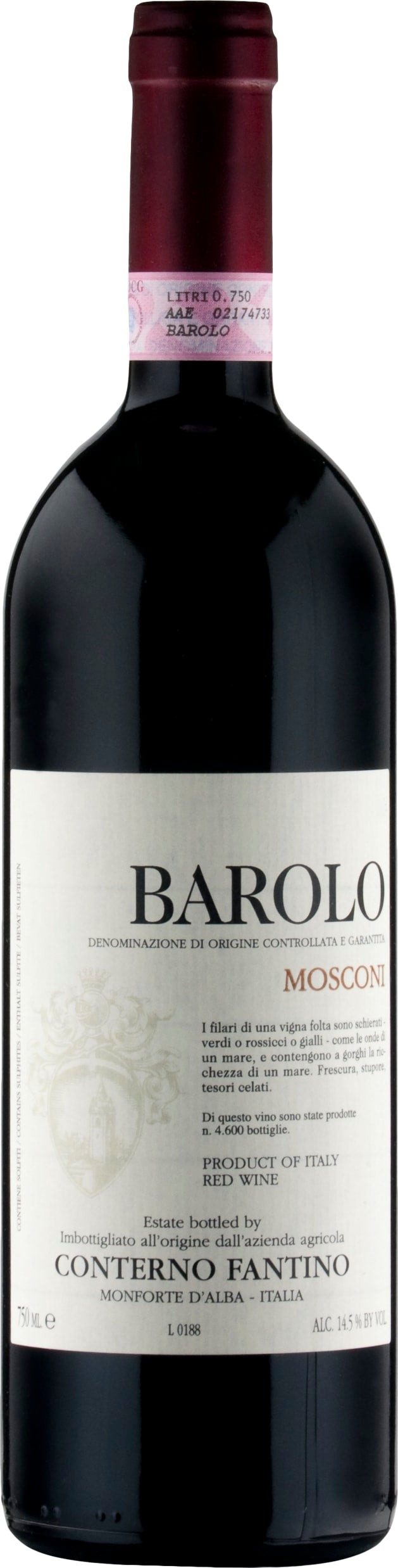 Conterno Fantino Barolo, Mosconi Vigna Ped 2017 75cl - GREAT WINES DIRECT