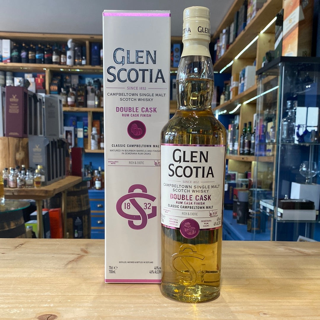 Glen Scotia Double Cask Rum Cask Finish 70cl 46% - Just Wines 