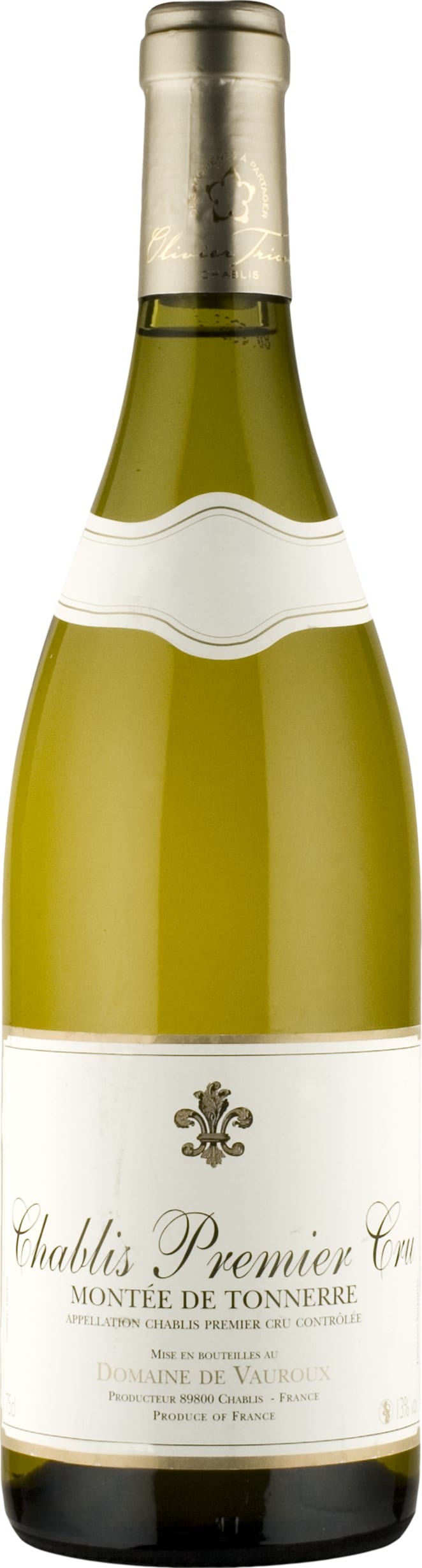 Domaine de Vauroux Chablis 1er Cru Montee de Tonnerre 2022 75cl - Buy Domaine de Vauroux Wines from GREAT WINES DIRECT wine shop