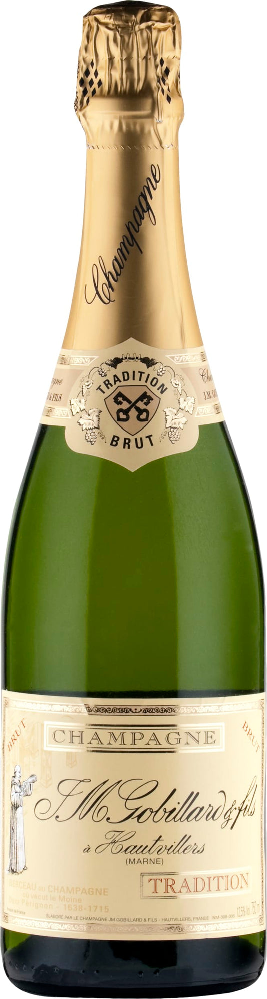 Gobillard Champagne Brut Tradition 75cl NV - Just Wines 