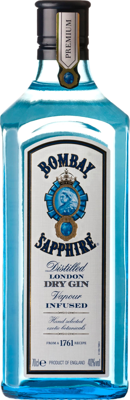 Bombay Sapphire Gin Bombay Sapphire Gin 70cl NV - Just Wines 