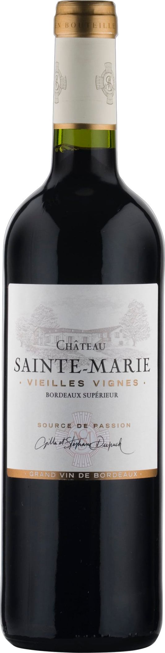 Chateau Sainte Marie Bordeaux Superieur 'Vieilles Vignes' 2022 75cl - Buy Chateau Sainte Marie Wines from GREAT WINES DIRECT wine shop