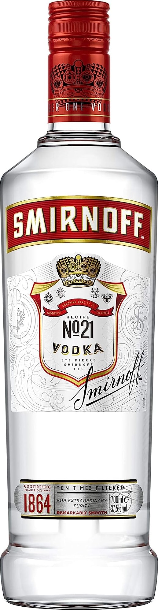 Smirnoff Smirnoff Red Label 70cl NV - Just Wines 