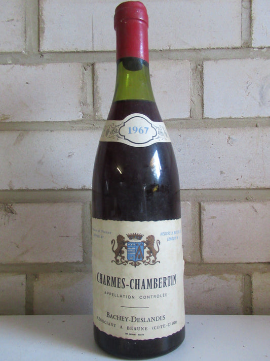 Charmes Chambertin, Grand Cru, Domaine Bachey Deslandes, 1967 - Just Wines 