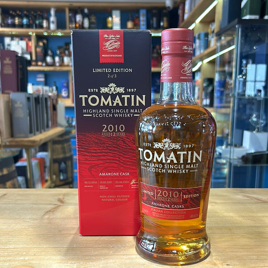 Tomatin The Italian Collection 2010 Aged 12 Years Amarone Cask 70cl 46% - Just Wines 