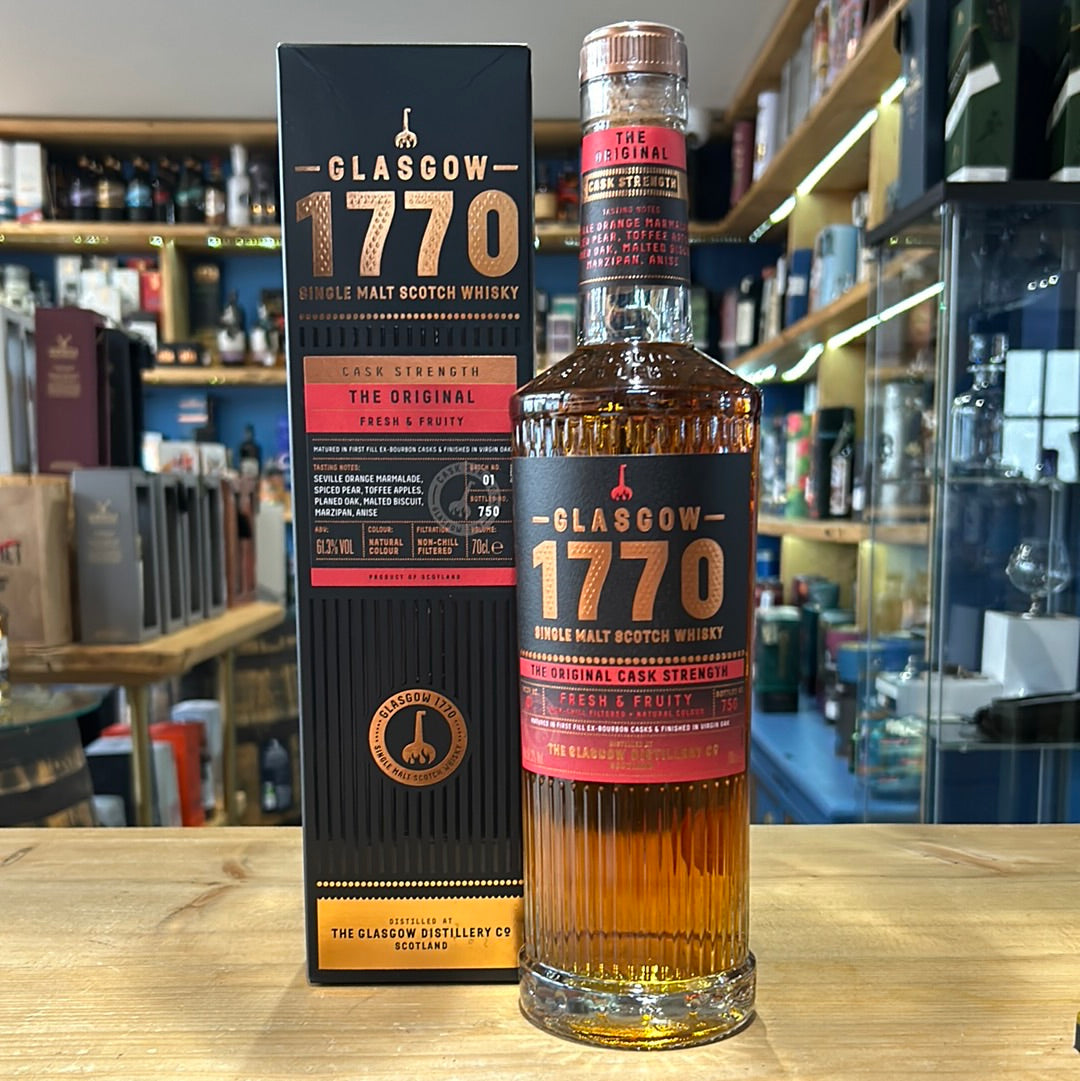 Glasgow 1770 The Original Cask Strength 70cl 61.3% - Just Wines 