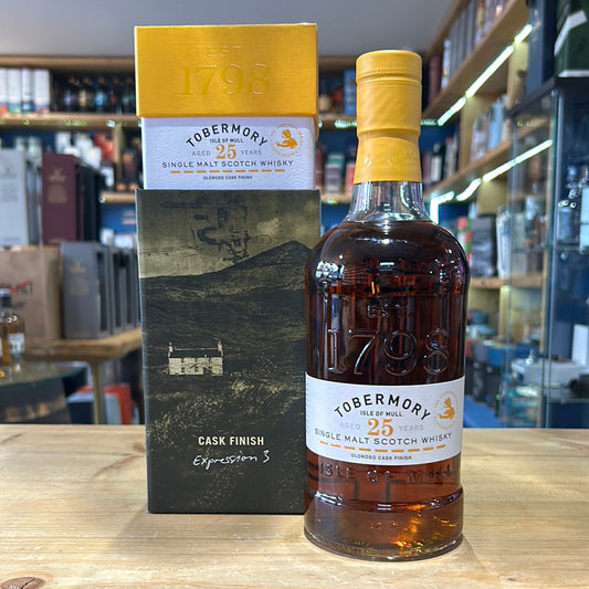 Tobermory 25 Year Old Cask Finish Expression 3 70cl 48.1% - Just Wines 