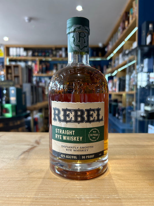 Rebel Straight Rye Whiskey 70cl 45% - Just Wines 